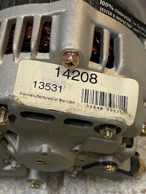 Duralast Remanufactured Alternator 14208, 13531