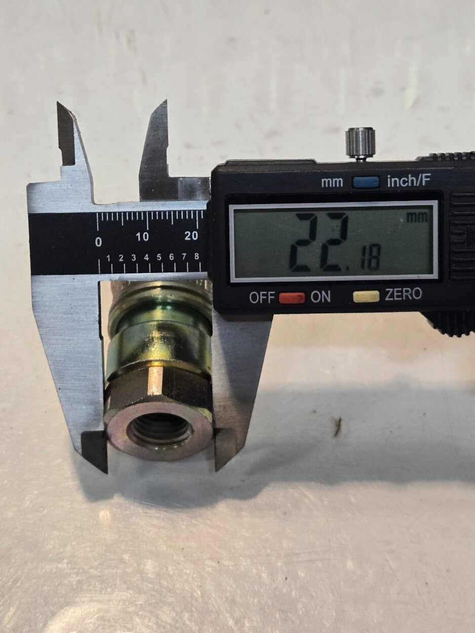 3 Quantity of Perfecting Coupling Series V Quick Connect 1/4"-18 x 1/4" (3 Qty)