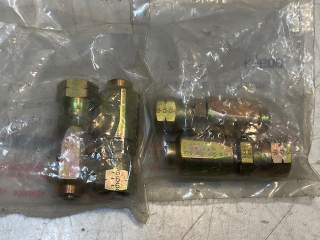 4 Quantity of Parts Associates 80944 | 3/8-5/8-18 Brass Adapters (4 Quantity)