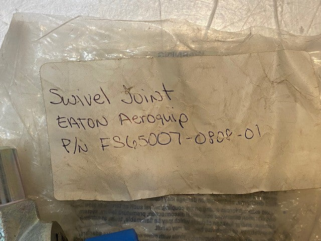 Eaton Swivel Joint Zinc Plated Steel FS65007-0808-01 | 18mm ID 21mm Thread