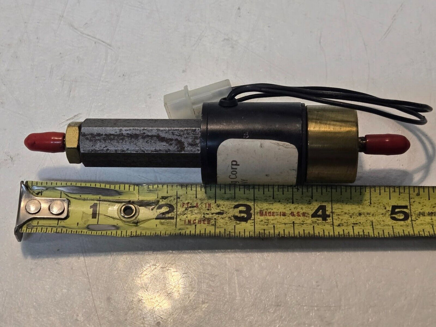 Kronenberger Mfg Solenoid FP101 | Serial 68591| 5" Long 14mm Hex Shaft