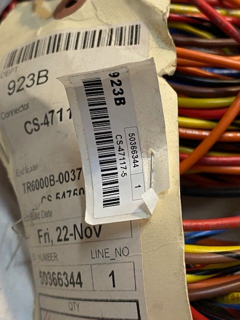 Engine Wiring Harness CS-47117-5 Connector 50366344, TR6000B-00375721, 923B