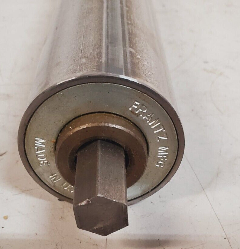 Frantz MFG Conveyor Roller Shaft 21" Lenght With Hexagon Ends | 2-1/2" Diameter