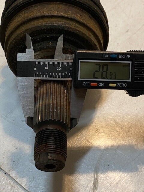 Honda RMD Driveshaft 06444-SM1-506RM | 38" Long 24mm Thread End 27mm Shaft OD
