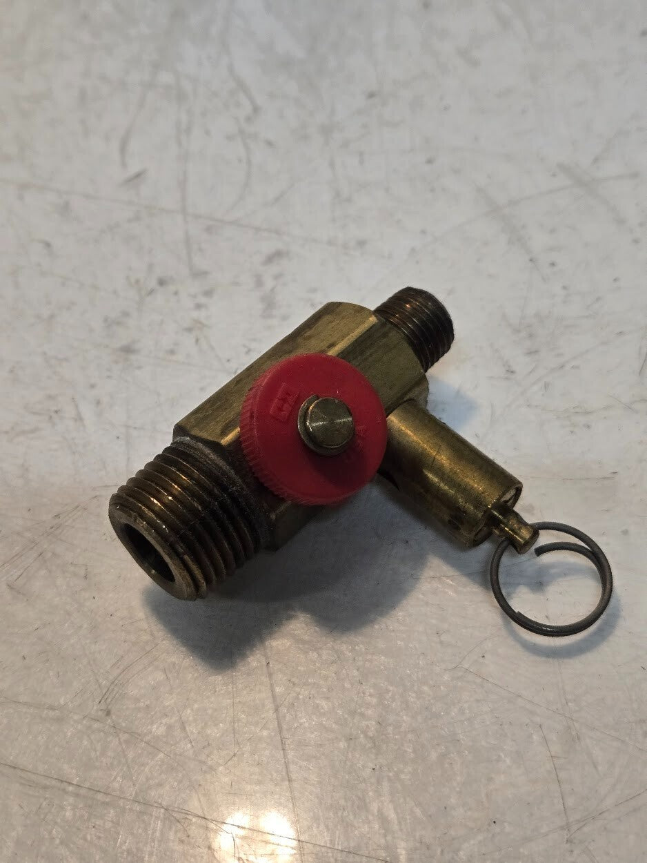 3 Quantity of Air Compressor Tank Manifolds 1/2" MPT x 1/4" FPT 140 PSI (3 Qty)