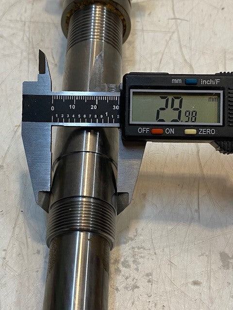 Ball Screw Actuator Assembly 18" L 20mm Thread 70mm OD 32mm Thread