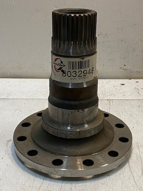 Omni Quip Spindle Assembly 8032948 | 30-Spline 12-Bolt 45mm Bore 8" OD 9" H