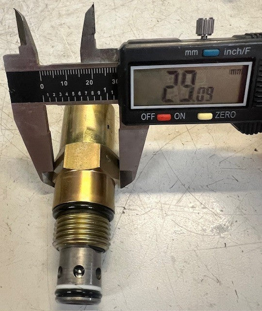 Vickers RV5-10-S-0-50 Direct Acting Poppet Style Screw-In Cartridge Relief Valve