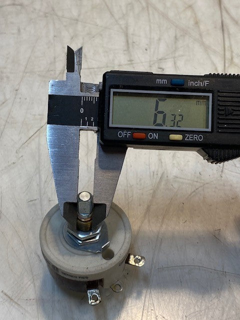Ohmite RHS250E Power Resistor Rheostat Potentiometer Shaft 0.316 Amp Max