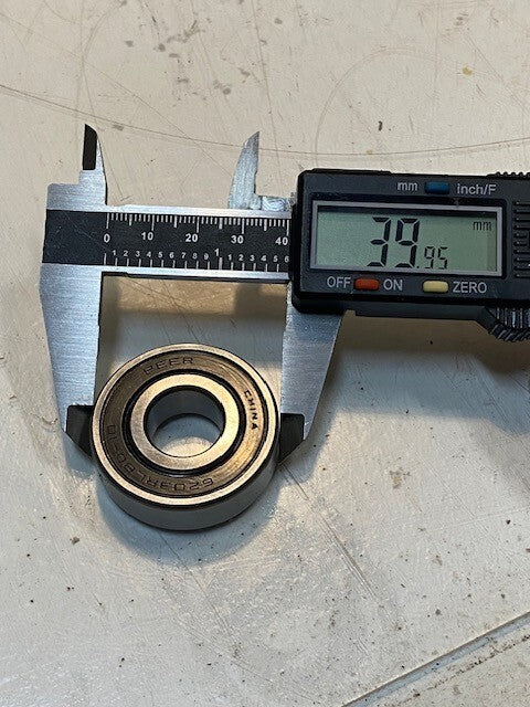 20 Quantity of Peer 6203RLBD-10 Bearings 40mm OD 16mm Bore 12mm Thick (20 Qty)