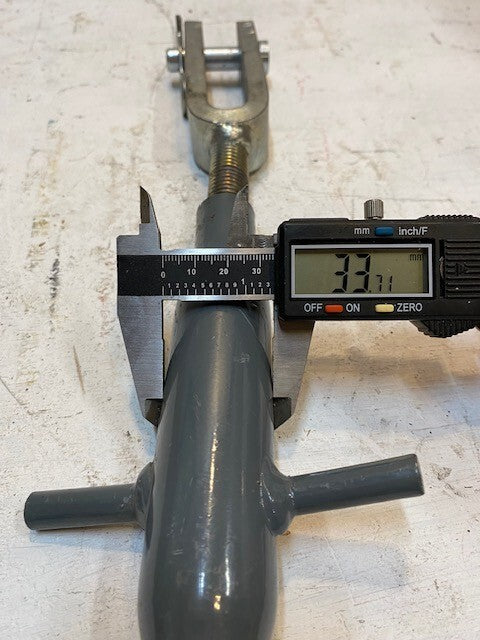 Adustable Side Link 17" Long 34mm Shaft Dia. 19mm Bore