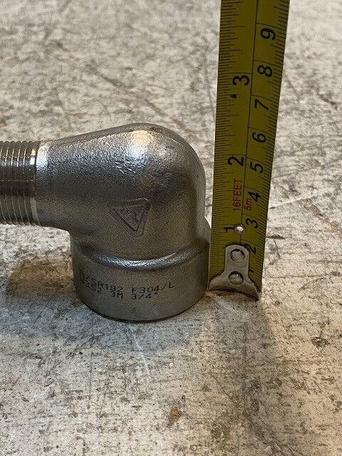 Street Elbow Forged Steel Pipe Fitting A/SA182 F304/L N352 3M 3/4"