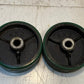 2 Quantity of 6" Green Caster Wheels 6x2 (2 Quantity)