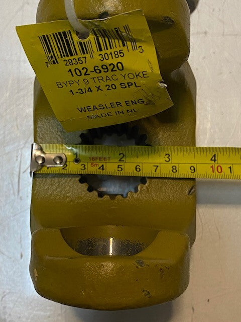 Weasler BYPY 9 Trac Yoke 102-6920 | 1-3/4 x 20 SPL 45mm Bore 41mm Pin Hole