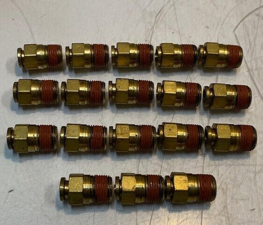 18 Quantity of Fitting Connectors 29mm L 17mm Thread 6mm ID 18mm Hex (18 Qty)