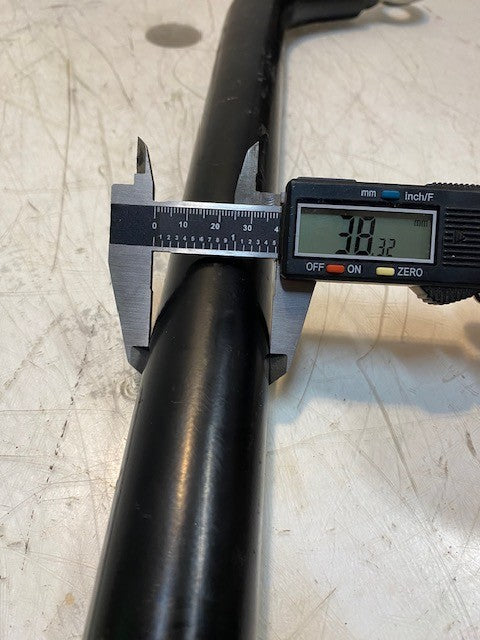 Allstar Performance Adjustable J-Bar Pan Hard Bar w/ 5-1/2" Drop 19mm Bore