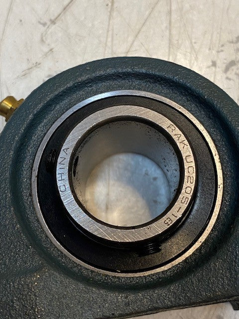 2 Qty of RAK 2-Bolt Pillow Blocks P205 w/ Insert Bearings UC205-16 (2 Quantity)