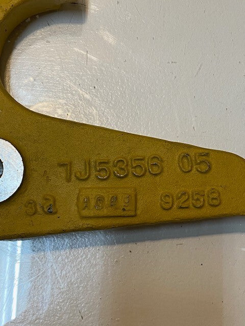 Caterpillar CAT 7J5356 Left Hand Guide 10-1/4" Long 9-1/4" Wide 22mm Bolt Holes