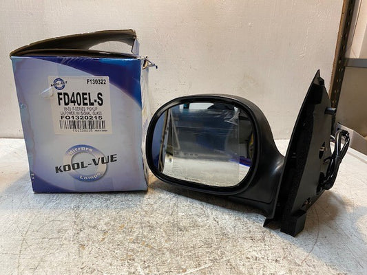 Kool-Vue FD40EL-S Left Side View Door Mirror for 98-03 F-Series Pickup F-150