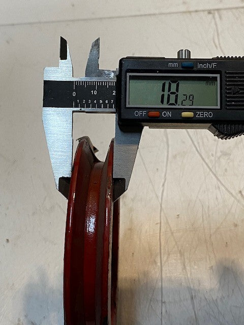 New Holland Red Pulley 126686 | 114mm OD 16mm Bore 18mm Thick