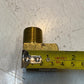 10 Quantity of Brass 90 Degree Male/Female Elbow Fittings 21mm Thread (10 Qty)