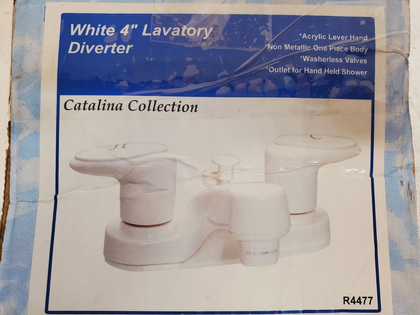 Phoenix Faucets White 4" Lavatory Diverter R4477