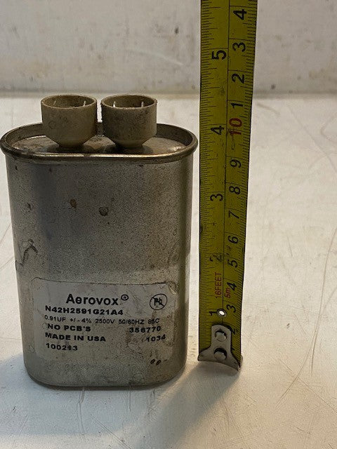 3 Qty of Aerovox Microwave High Voltage Capacitor N42H2591G21A4 USED (3 Qty)