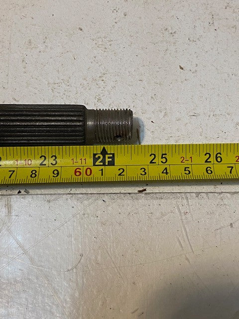 Rear Axle Shaft 24-1/2" Long 16mm End 25mm Main Shaft 20mm End 24-Spline