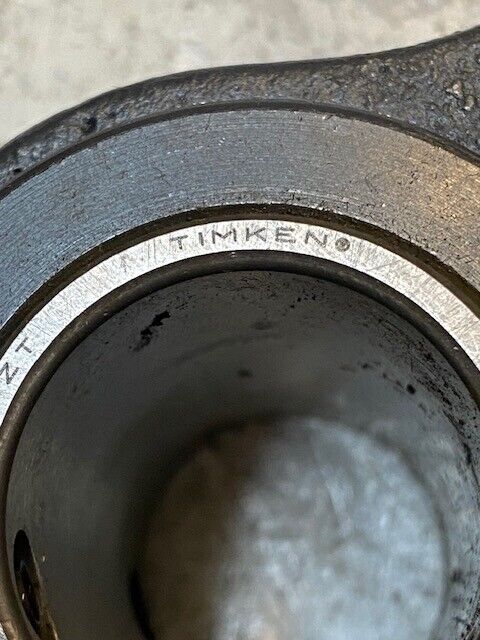 Moline Type E Pillow Block w/ Timken Bearing 08125DE 6" L 3" H 32mm Bore 2-Bolt