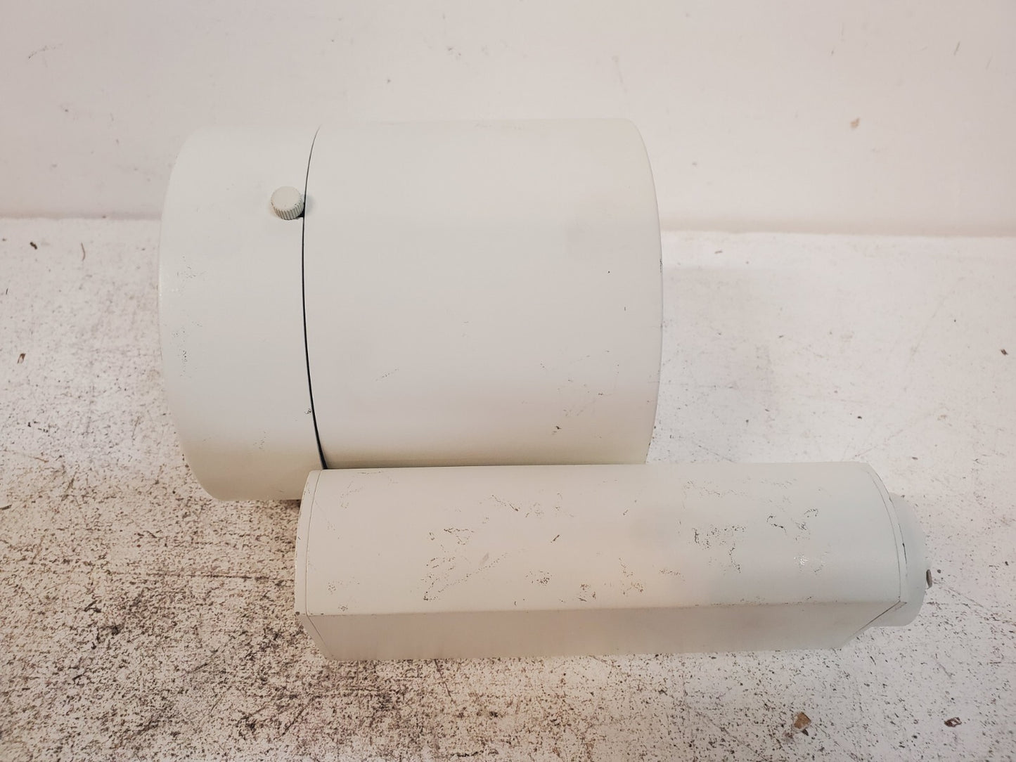 2 Qty Philips Lightolier Mini HID  Base Cylinder Track Light 8122WH (2 Qty)