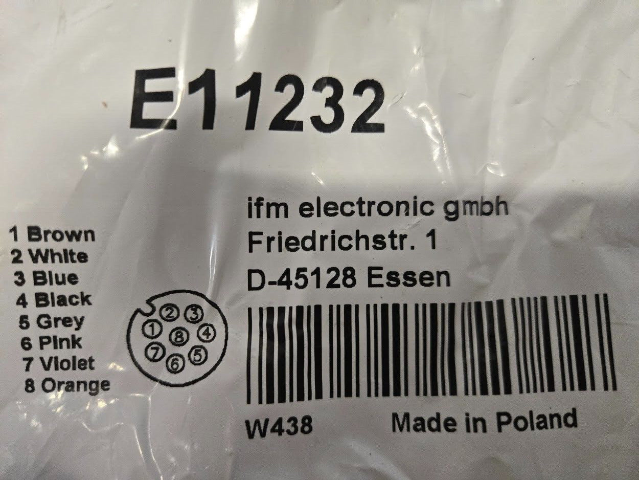 4 Quantity of IFM Efector Cordset E11232 | D-45128 (4 Quantity)