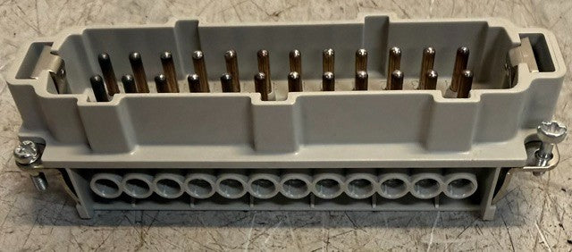EPIC H-BE-24-SS-DR Heavy Duty Industrial Male Connector Insert 10196000