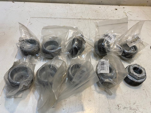 10 Quantity of Mueller 1-1/2" x 1/2" Hex Bushing 511-973HC (10 Quantity)