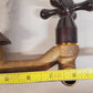 Antique Wall Brass Faucet 360° Swivel Spout Bathroom