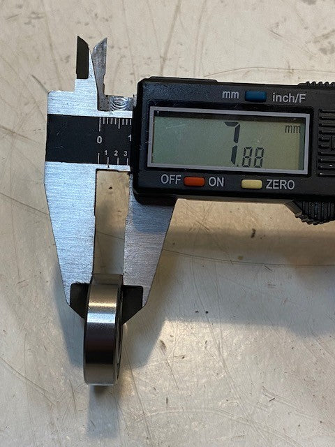 28 Qty of Sealed Ball Bearings R8-2RS | RP155013PK | 13x29x8mm (7 Bags of 4)