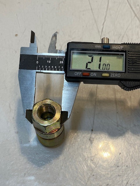Faster DF04 F-8F OTC SPX Coupling CAS1804-1 50mm L 21mm Hex 24mm OD 11mm ID