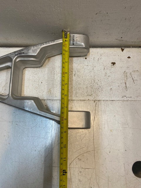 Piece of WestCan Aircraft 412-010-435-101F, HT385748, MFR56333, 7075-T73