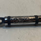 1 Motorcycle Flame Style Foot Peg 5-5/8" Long 28mm Diameter 9mm Hole