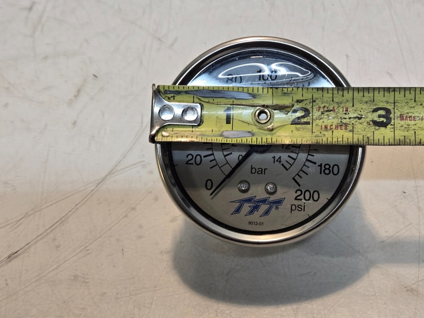 2 Quantity of TFT 9512-01 Liquid Filled Pressure Gauges 238A640 (2 Quantity)