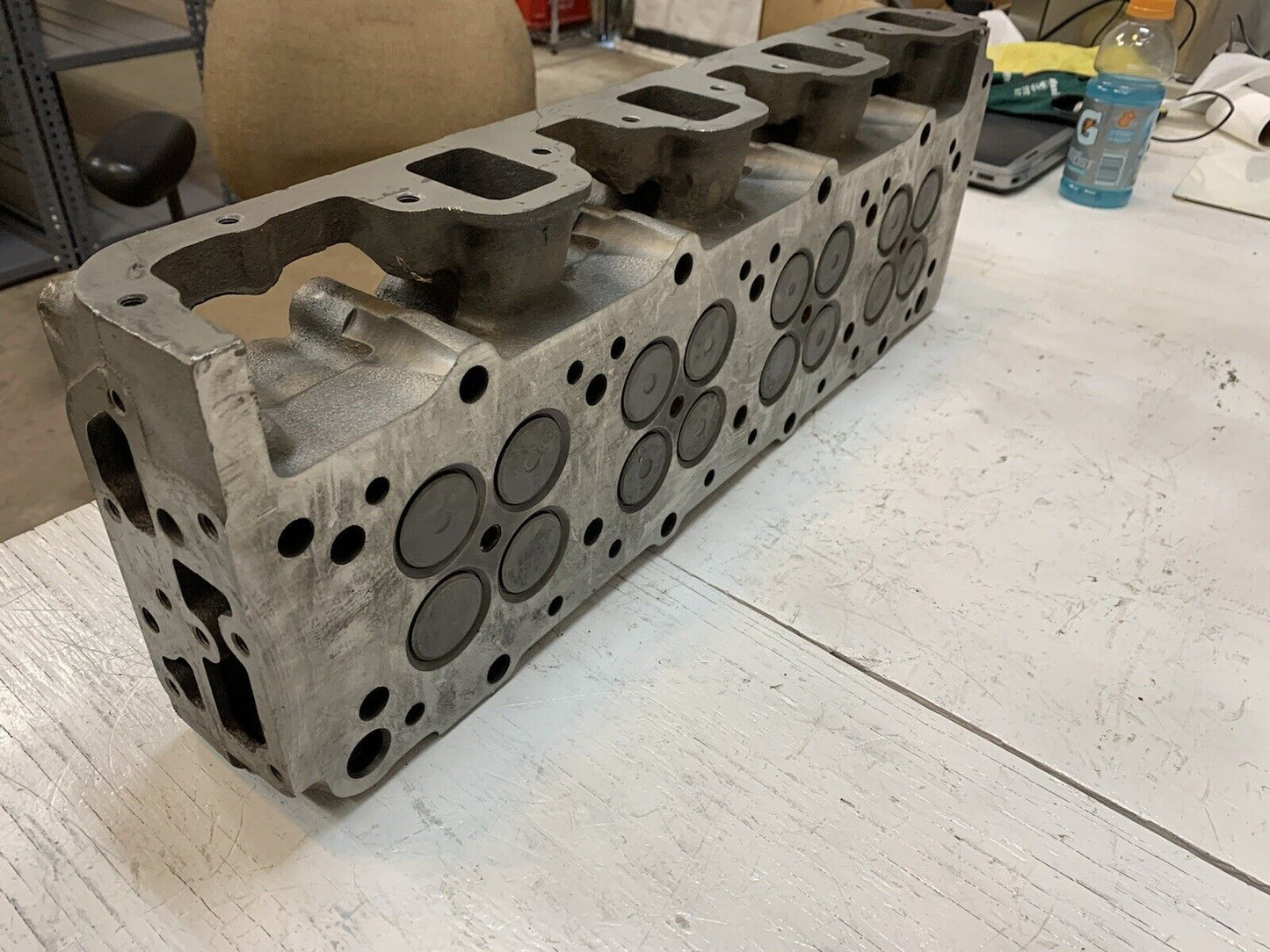 41.033 Engine Cylinder Head 327544 | 25” Long | 9” Wide | 3-3/4” Thick