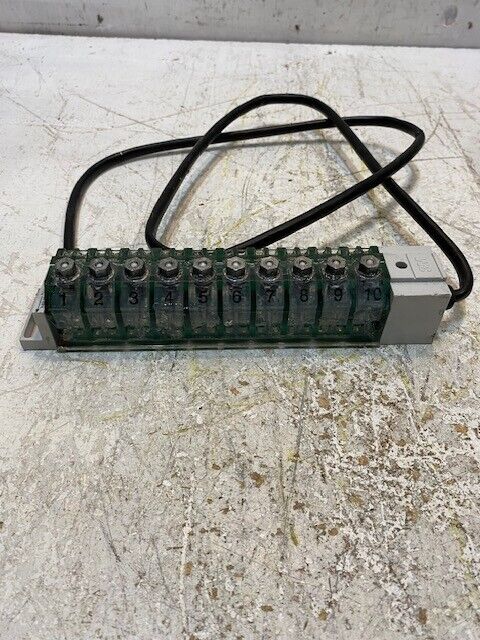 3 Qty of 3M 10 Pr. IDC Terminal Blocks 30" Aircore Cable 80-6113-0734-1 (3 Qty)