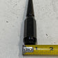 19 Pack of 1x14x1.5 Black 4.5" Metal Spike Lug Nuts (19 Quantity)