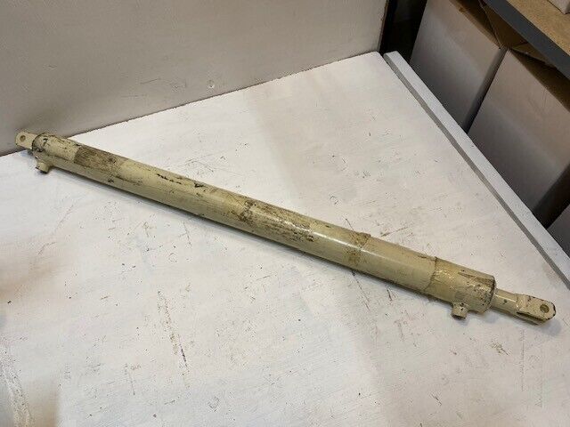 Hydraulic Cylinder, White, 40-1/2" Long 13mm Bore 61mm OD