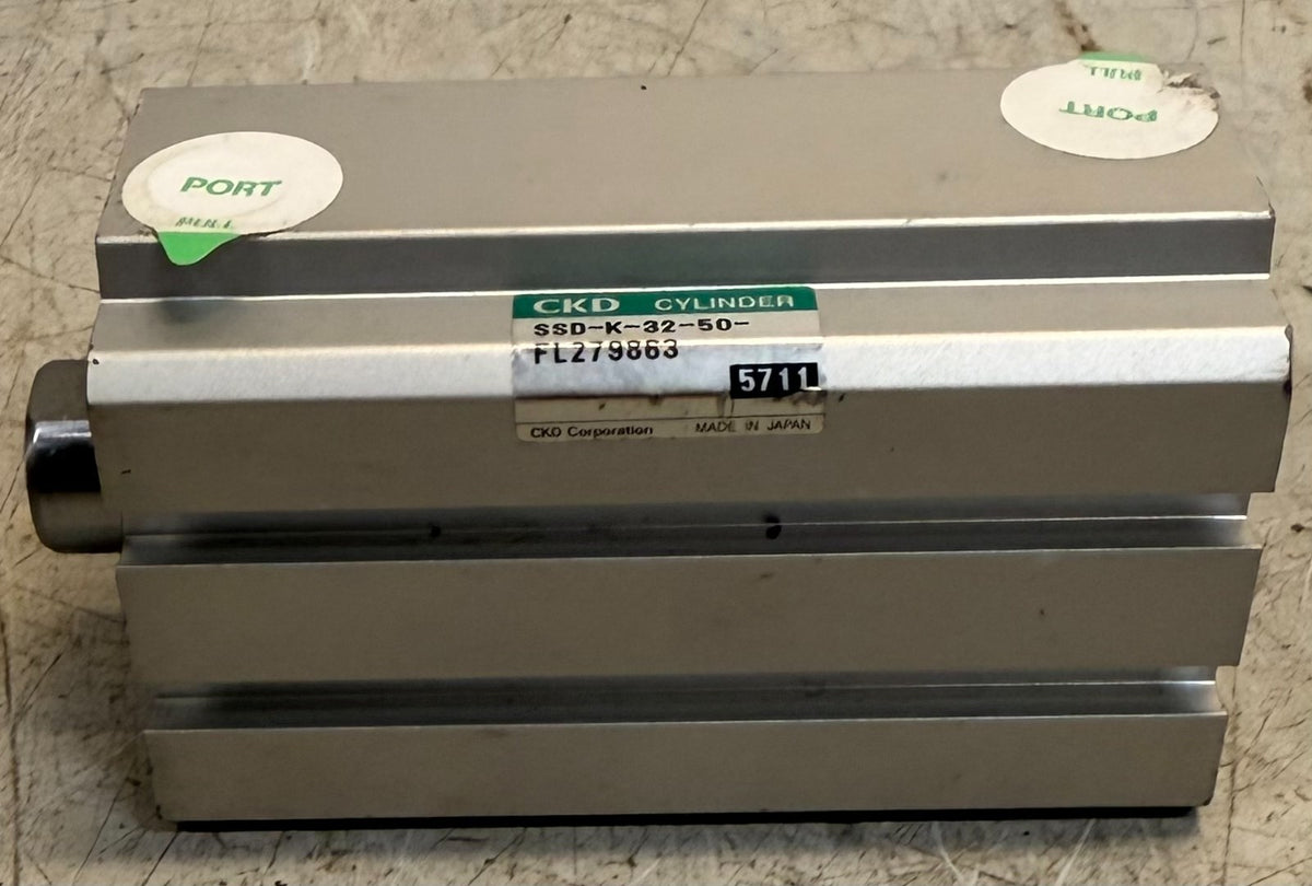 CKD SSD-K-32-50 Compact Pneumatic Air Cylinder Actuator Industrial Equipment