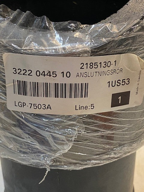 Rubber Pipe 3222044510 | 2185130-1 | LGP-7503A 11-3/4" L 5-3/4" W 7-1/2" D
