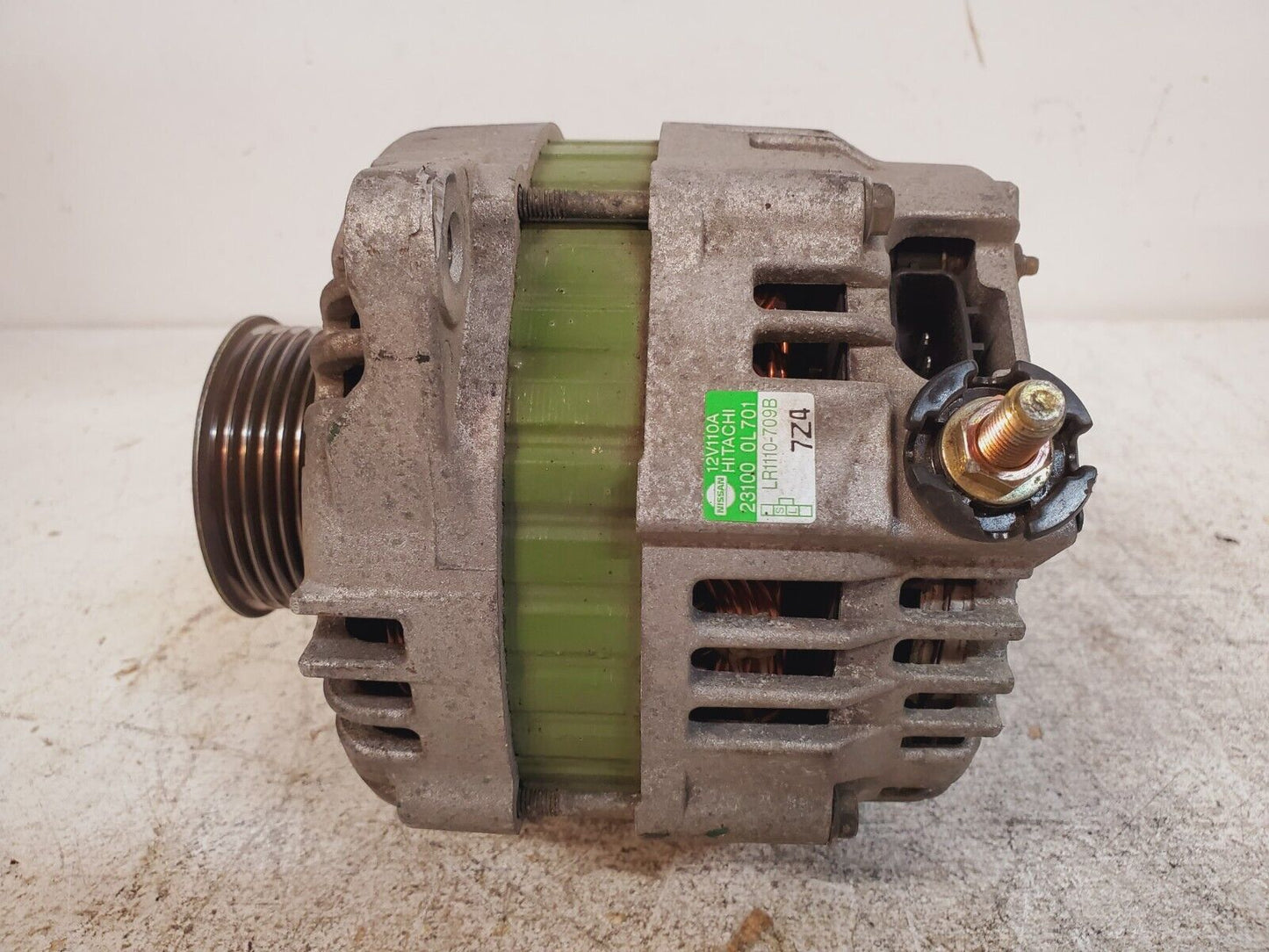 Nissan Hitachi Alternator 23100 0L701 | LR1110-709B | 12V 110A | 7Z4