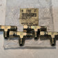 4 Quantity of Steel Flared Tube Swivel Run Tees | 3/8" OD | 17802 (4 Quantity)