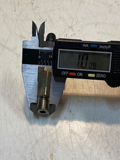 Ball Type Valve 2929406 | 3-3/8" Long 10mm Thread 17mm OD 5mm ID