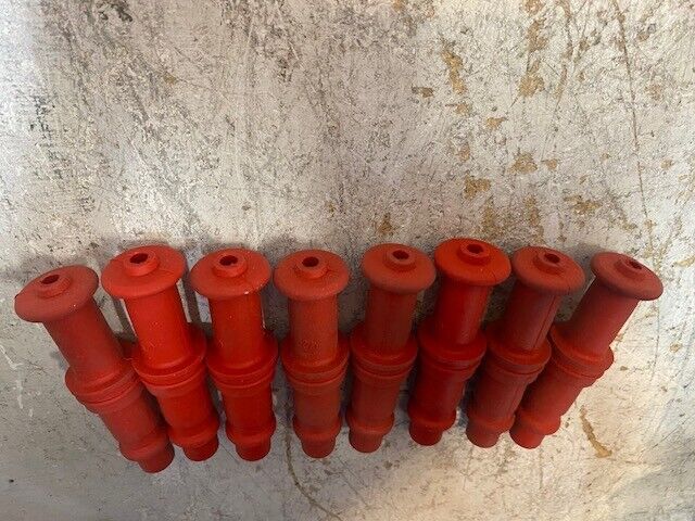 8 Quantity of Robin Red Spark Plug Caps 065-50002-10 | 3084980 (8 Quantity)