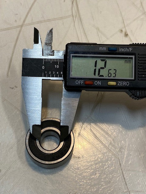 30 Quantity of MOS 62/12.7-2RZ Bearings 13x32x10mm (30 Quantity)